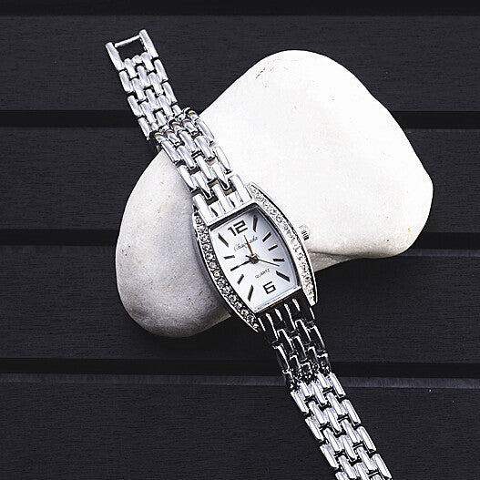 Women's Square Dial Diamond Bracelet Watch