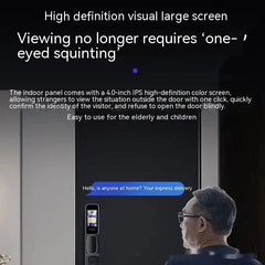 Automatic Fingerprint Lock Household Anti-theft Door 3d Face Recognition Smart Lock Peephole Viewer Password Lock