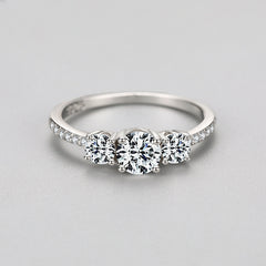 925 Sterling Silver Light Luxury Ring