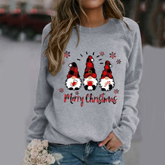 Women's Christmas Hoodie Winter Round Hoodie