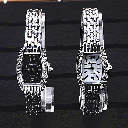 Women's Square Dial Diamond Bracelet Watch