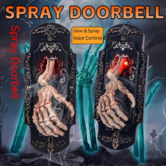 Halloween Funny Doorbell Induction Spray Door Lock