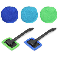 Car Window Pivoting Microfiber Cleaner Auto Window Cleaner