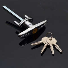 Manual garage door lock