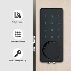 Indoor wooden door fingerprint lock