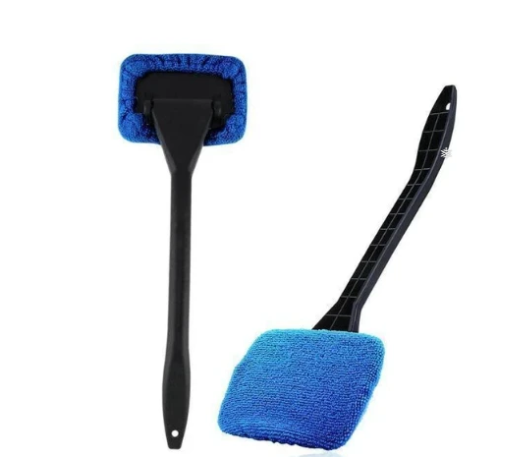 Car Window Pivoting Microfiber Cleaner Auto Window Cleaner