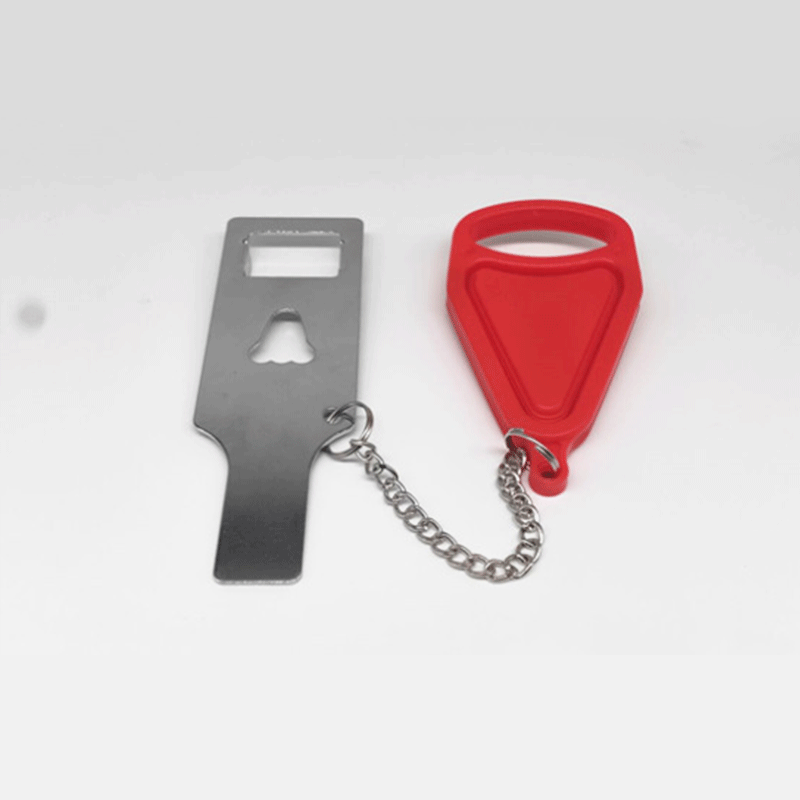 Portable safety door lock temporary door stop