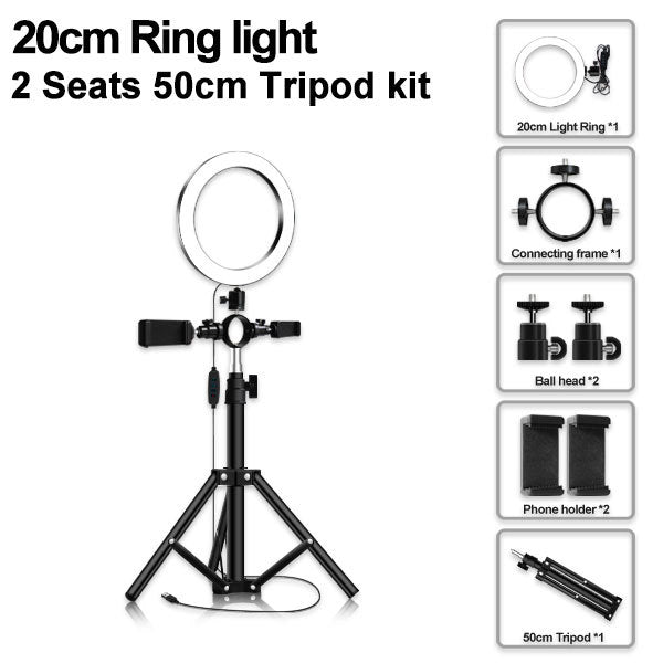 Compatible with Apple, led tripod multi-position fill light