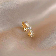 Light Luxury and Cold Wind Index Finger Ring Open Ring