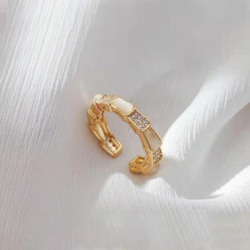 Light Luxury and Cold Wind Index Finger Ring Open Ring