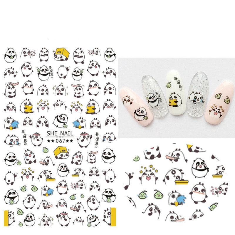 Cartoon character sticker manicure sticker