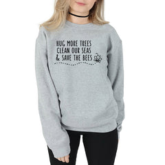 Four-Line Hoodie Letter Printed Hoodie