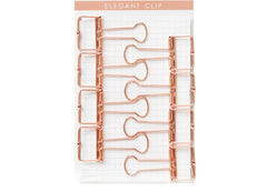 Rose gold binder set, ticket holder, test paper data folder