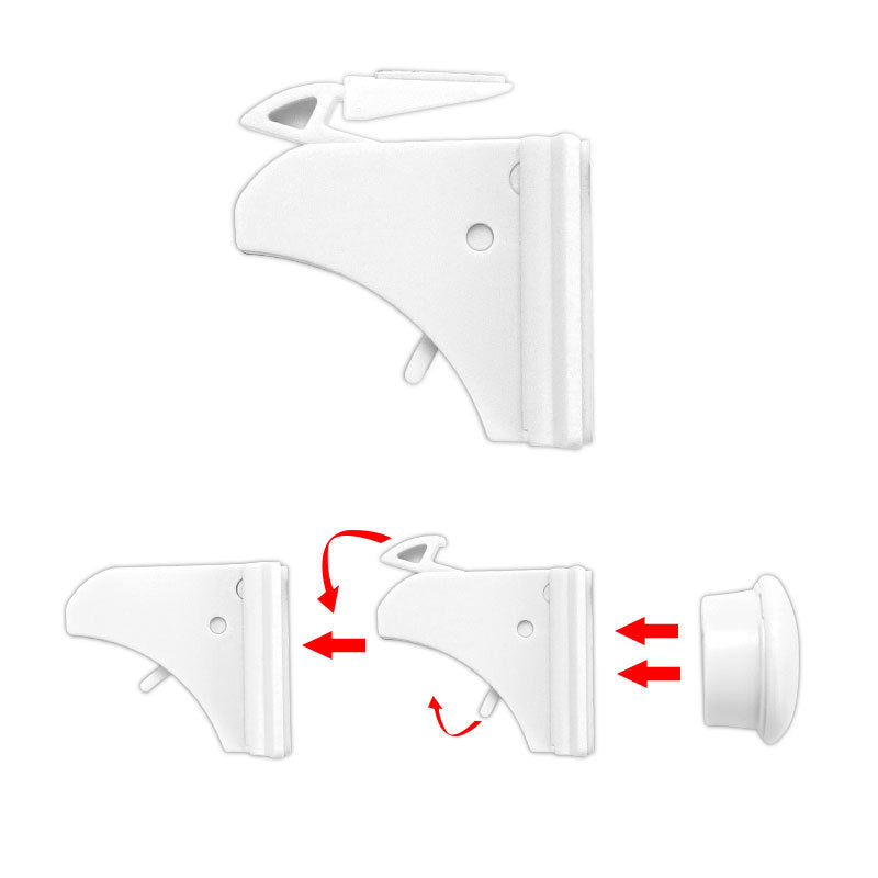 Protective Magnetic Lock For Cabinet Door