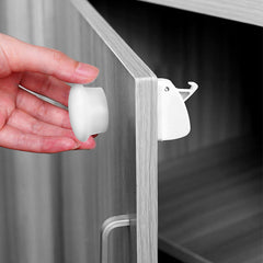 Protective Magnetic Lock For Cabinet Door