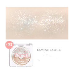 Donut Two-Tone Blush Highlighting Makeup Nude Makeup