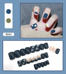 Finished Nail Pieces Nail Art Patches Detachable Nail Patches Female Removable Nail Patches