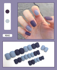 Finished Nail Pieces Nail Art Patches Detachable Nail Patches Female Removable Nail Patches