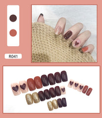 Finished Nail Pieces Nail Art Patches Detachable Nail Patches Female Removable Nail Patches