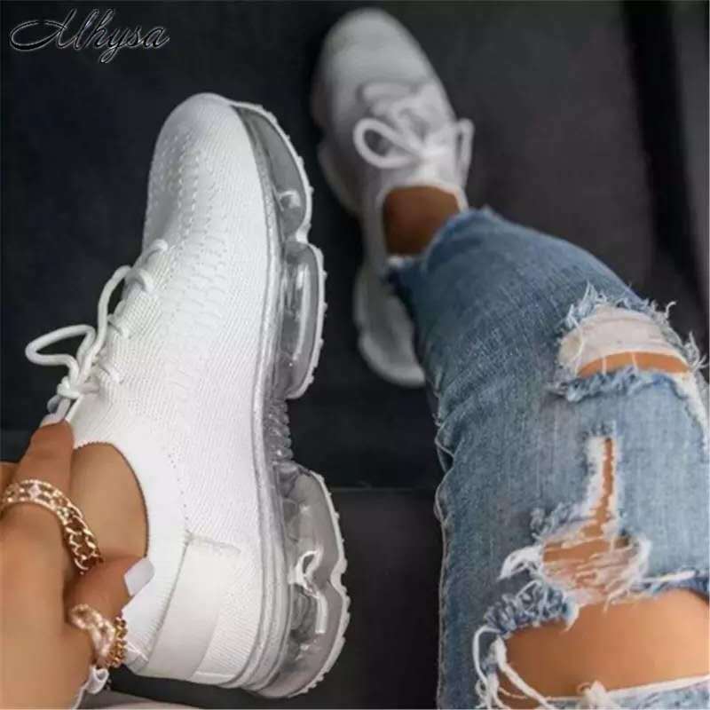 Mesh air cushion sneakers