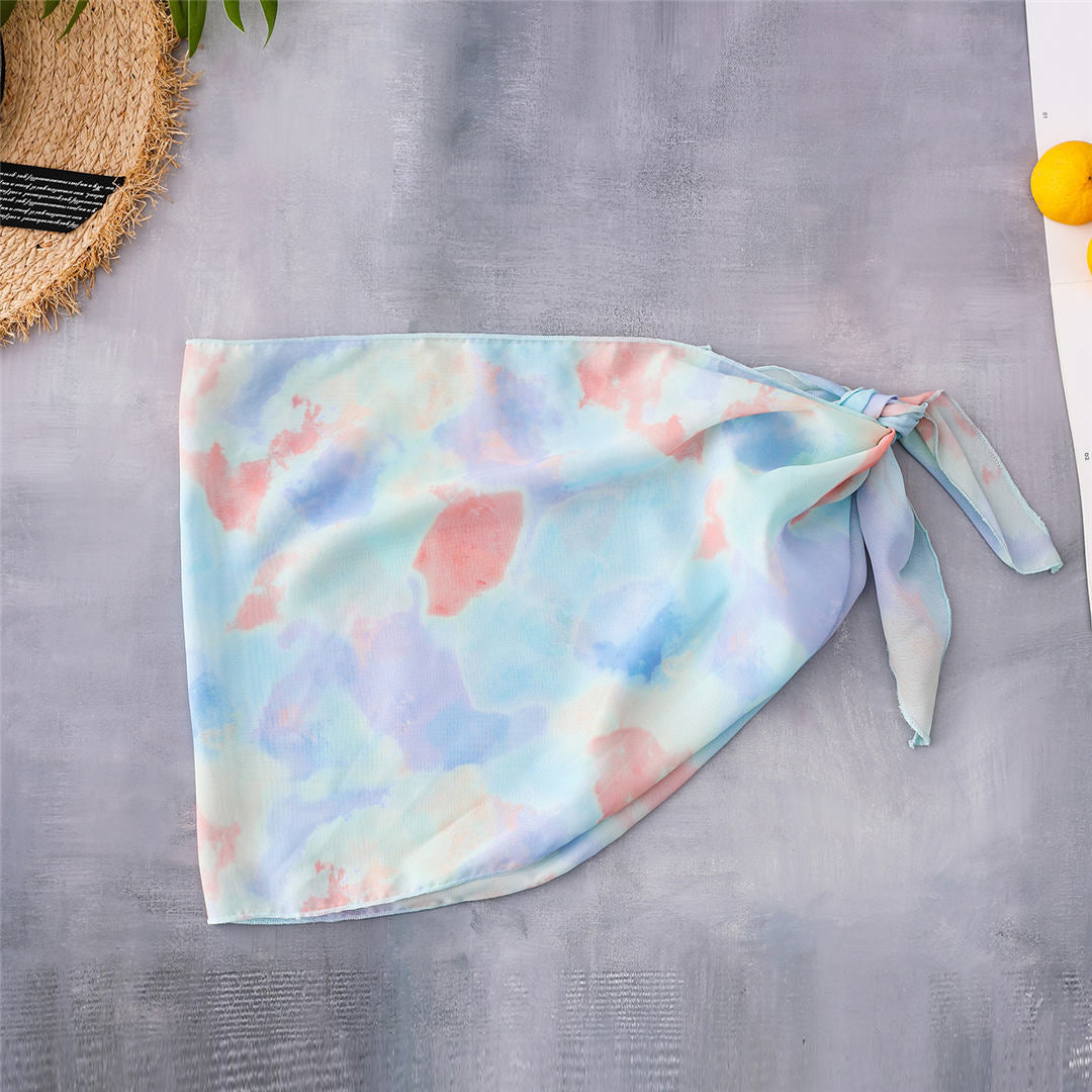 Ladies Split Swimsuit Tie-dye Sexy Bikini