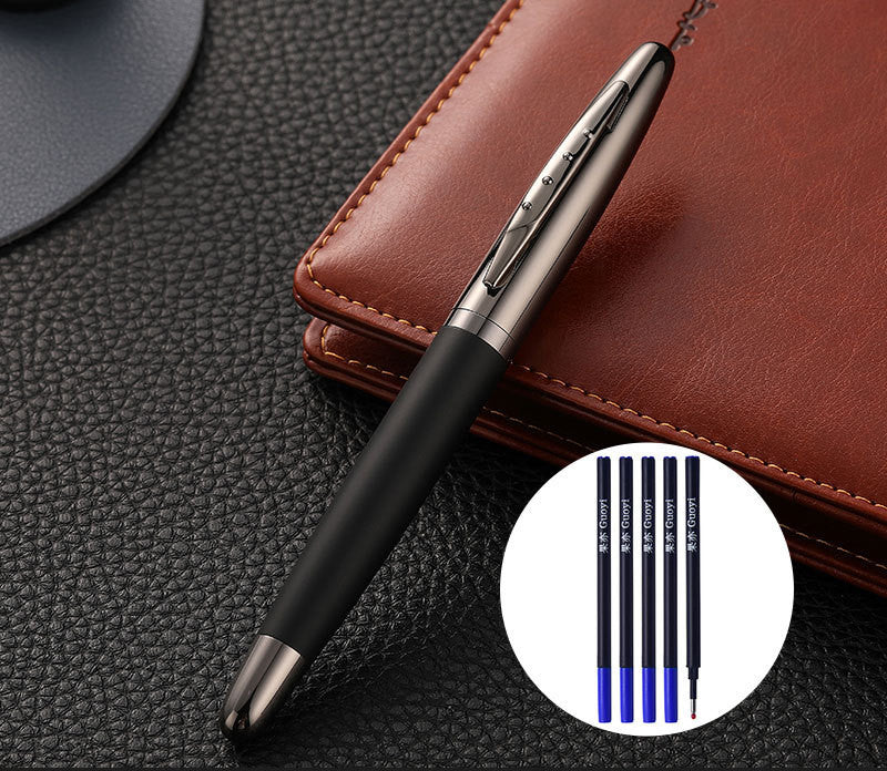 Heavy Hand Signature Pen Metal Jewel Pen Business Simple Anti Slip Custom Neutral Signature Lettering Pen