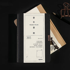 365 Days Locked Diary Hardcover Notebook A5 Note Book Schedule Book