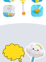 Baby Bath Toys, Children'S Water Bath Toys, Boys And Girls, Infants And Young Children, Manual Rainbow Cloud Spray Shower