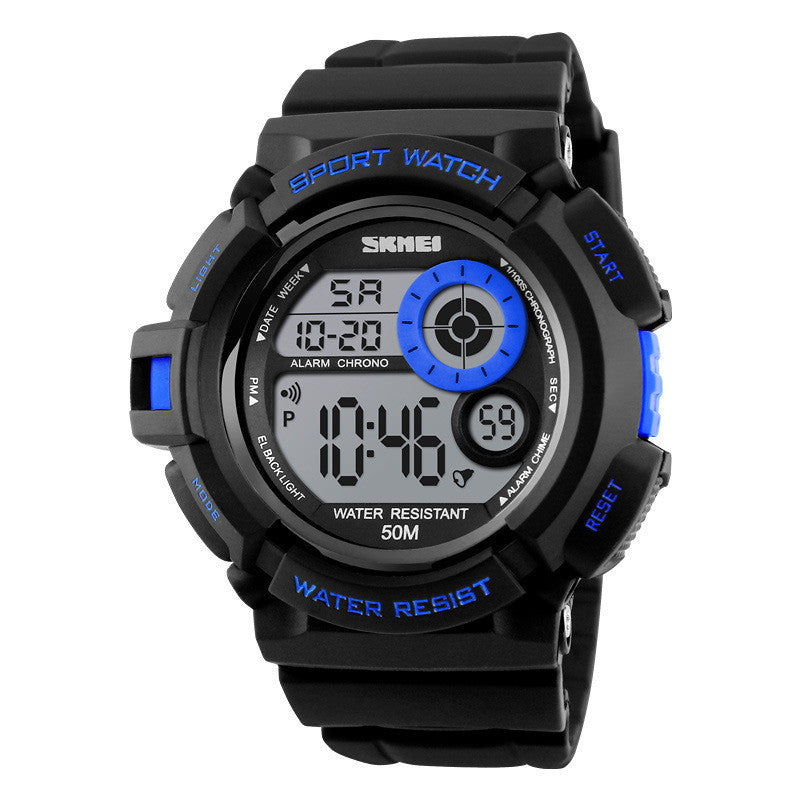 Time Beauty Multifunctional New Fashion Luminous Watch Men's Cool Waterproof Student Sports Electronic Watch