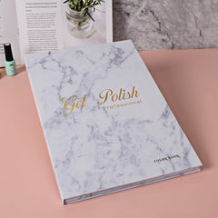 Nail Color Card Book Nail Polish Glue Model Book Inlaid Pattern