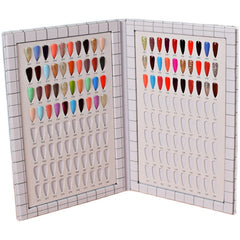 Nail Color Card Book Nail Polish Glue Model Book Inlaid Pattern