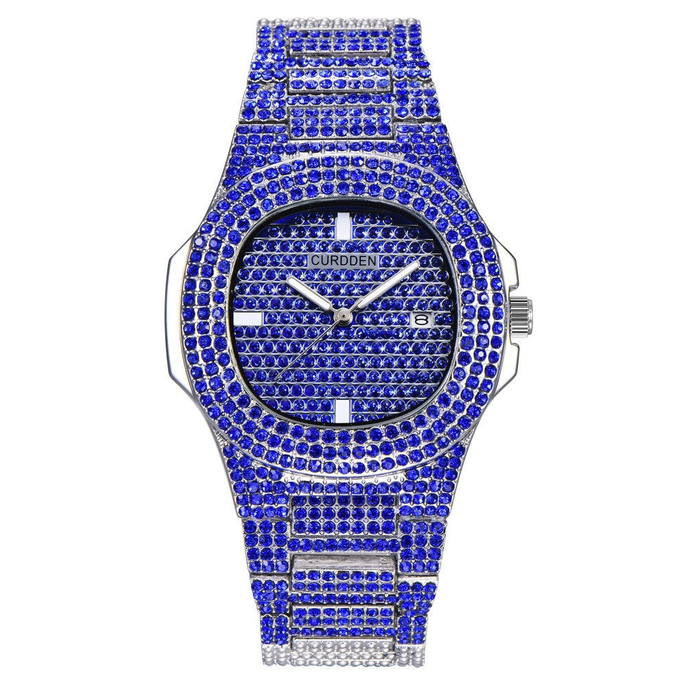 Dropshipping ICE-Out Bling Diamond Luxury Watch Men Gold Hi