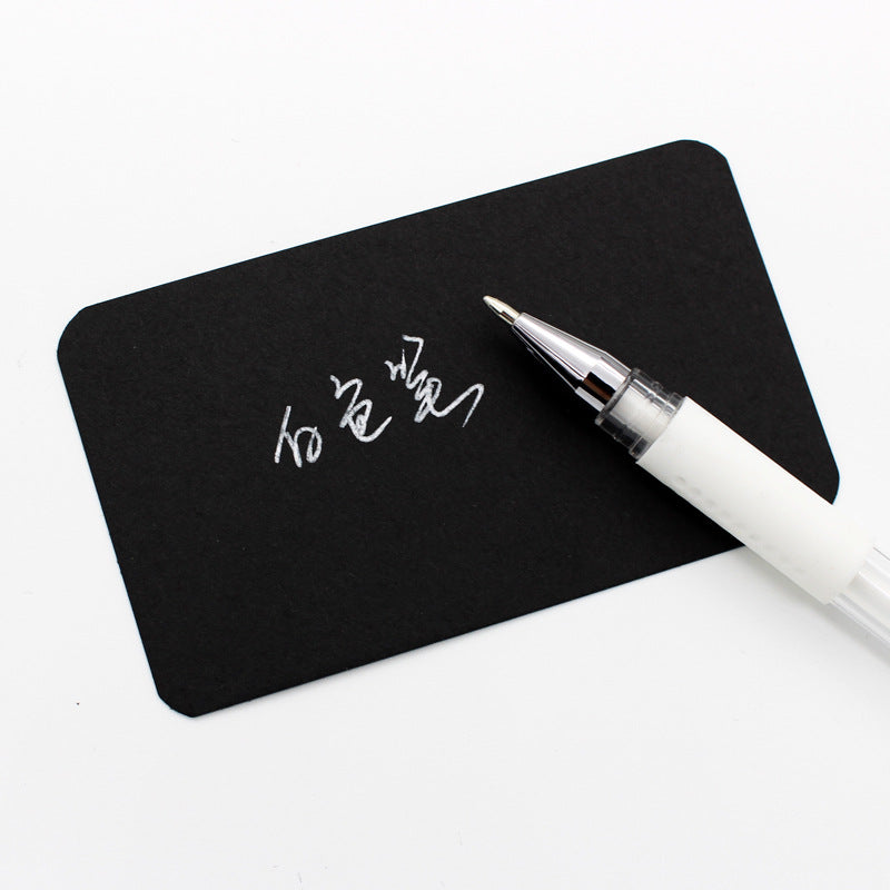 Hard pen calligraphy white neutral pen