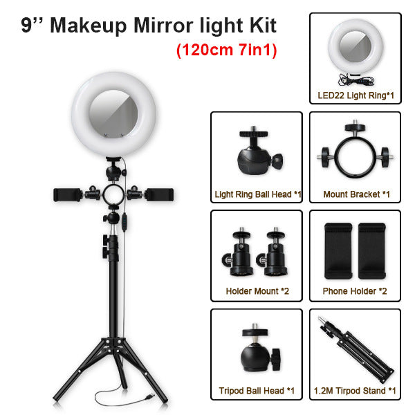 Compatible with Apple, led tripod multi-position fill light