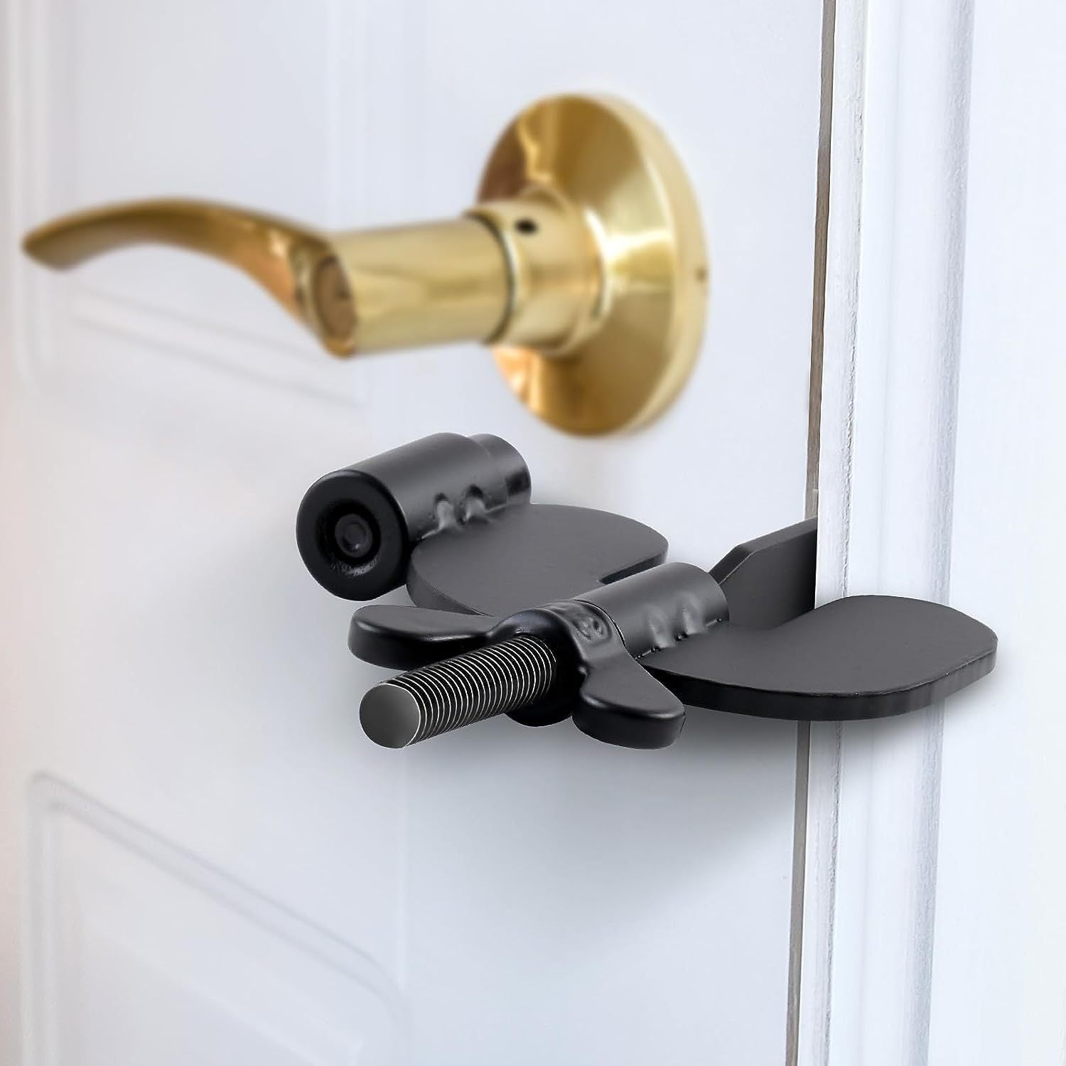 Portable Door Lock Personal Alarm Travel Household