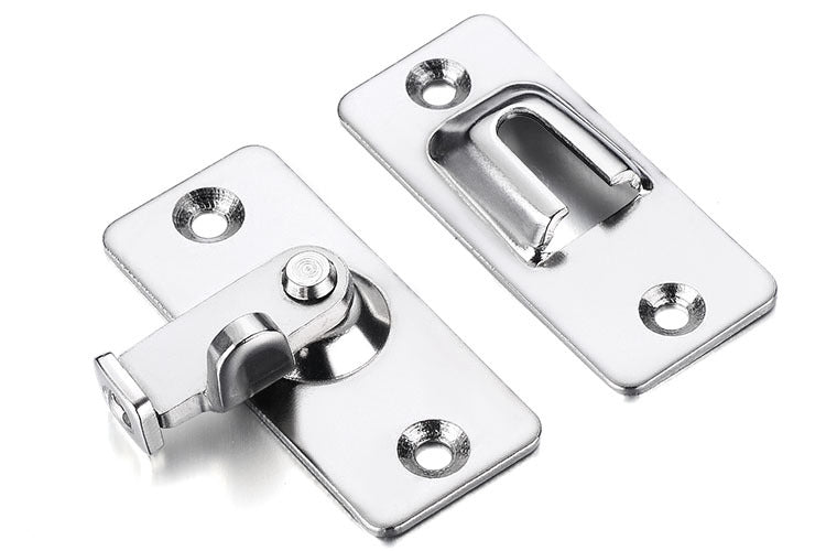 Door bolt stainless steel right angle lock