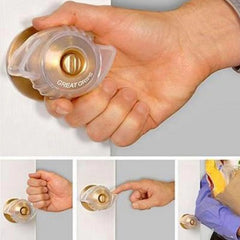 Anti-collision protection cover for door lock