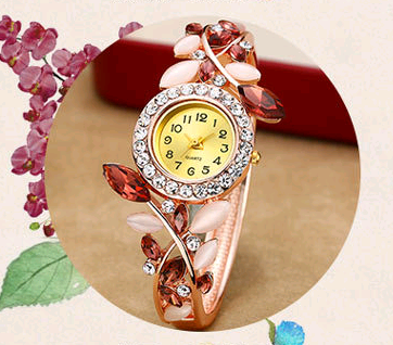 Fashion female student bracelet watch ladies watch fashion watch quartz bracelet female table diamond jewelry watch