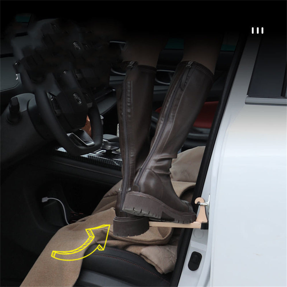 Car Universal Climb On Door Lock Foot Pedal