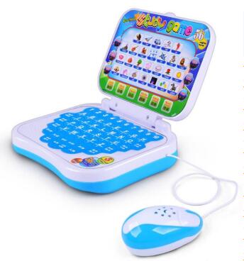 Mini PC English Learning Machine Computer Laptop Baby Children Educational Game Toy Electronic Notebook Study Music Toys Gifts