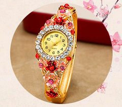 Fashion female student bracelet watch ladies watch fashion watch quartz bracelet female table diamond jewelry watch