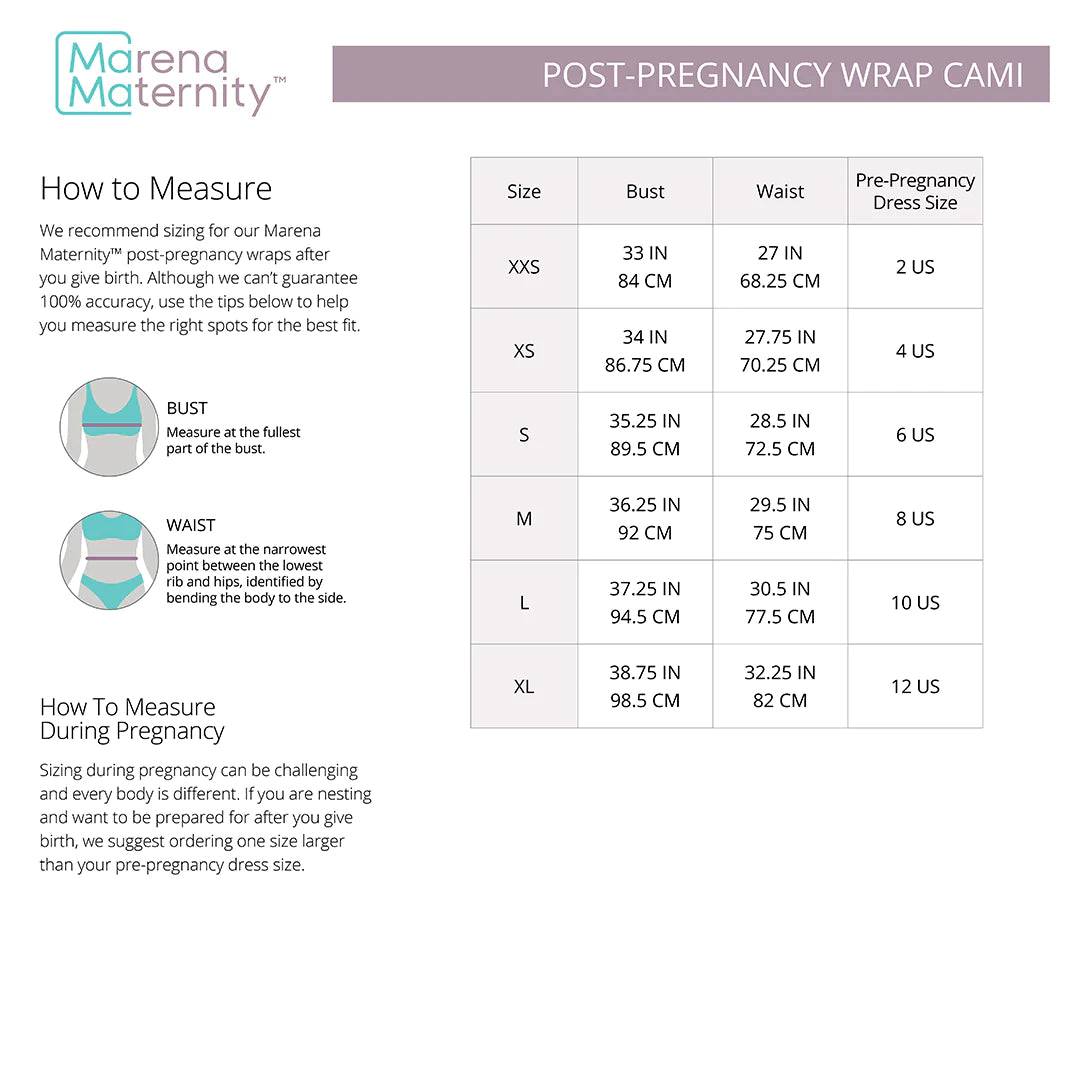 MARENA MATERNITY™ POST-PREGNANCY WRAP CAMI | STYLE NO. MM-PPWC