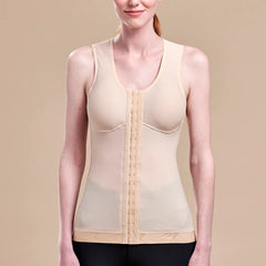 CARESS™ POCKETED CAMISOLE WITH COMPRESSION BODICE - STYLE NO. CAR-815P-11