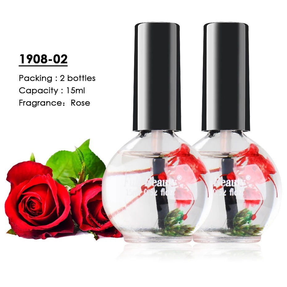 Floral Scented Dried Flowers With 15ml Nutritious Nail Polish