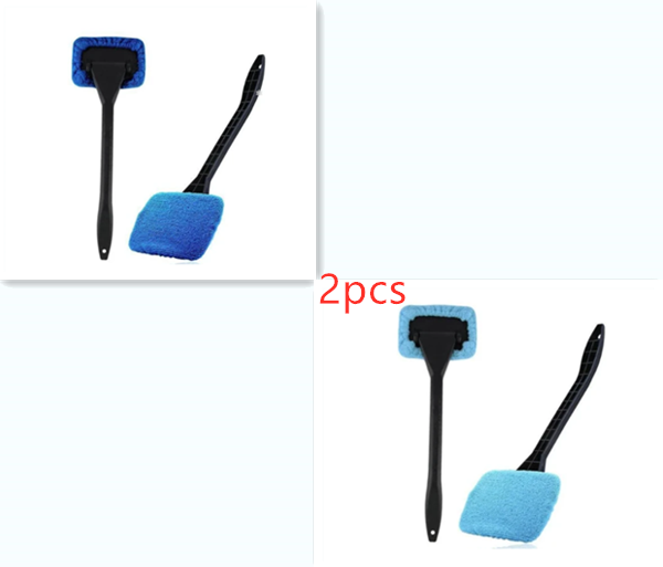 Car Window Pivoting Microfiber Cleaner Auto Window Cleaner