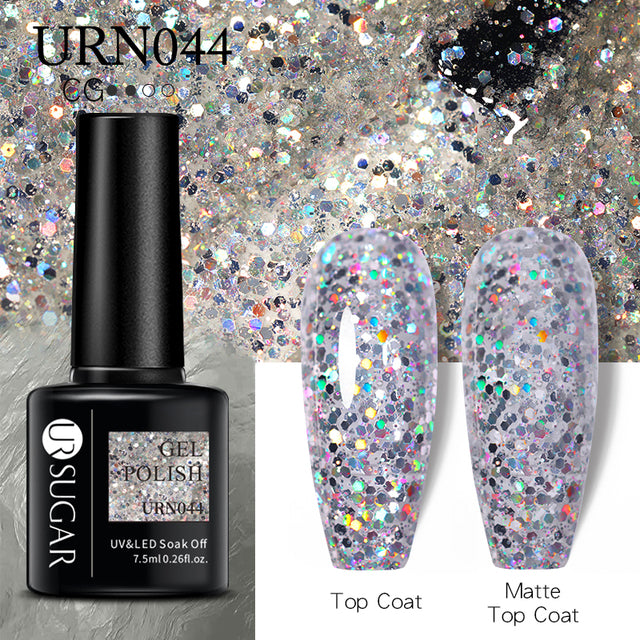 7.5ml Reflective Glitter Gel Winter Nail Polish