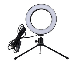 Mobile phone live fill light anchor beauty soft light flashing live triangle bracket light photo ring light