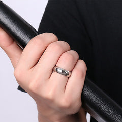 Light body titanium steel ring