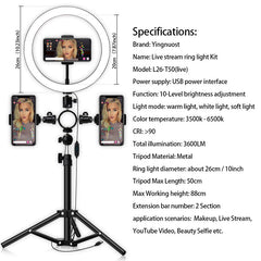 Compatible with Apple, led tripod multi-position fill light