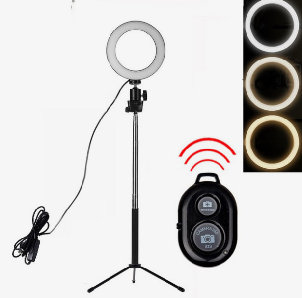 Compatible with Apple, Lifting ring LED fill light, flash photography light, floor tripod